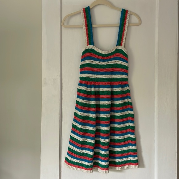 Zara knit multi color mini dress, size medium. - Picture 2 of 2